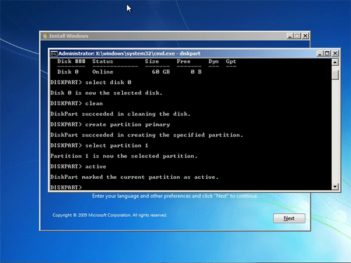 Windows 7 Command Prompt